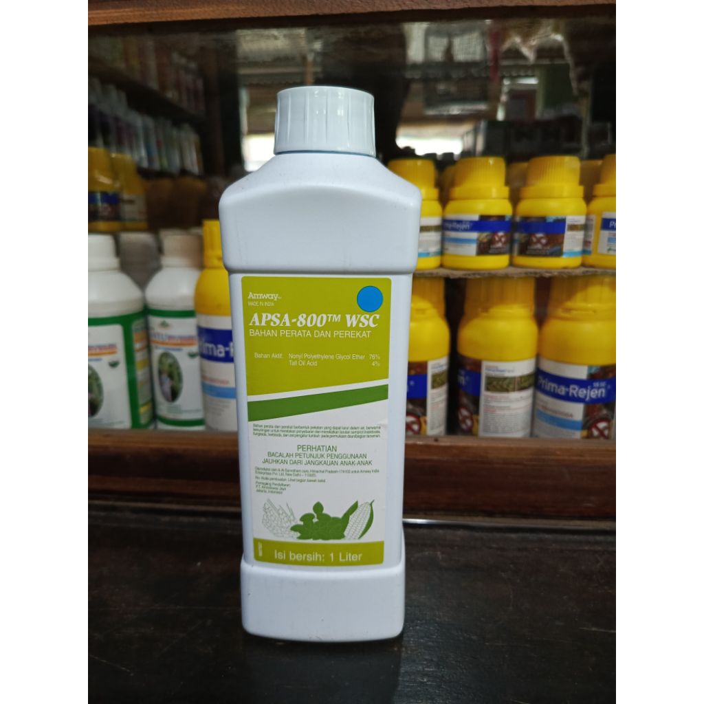 APSA 800WSC 1 Liter Perekat Perata Pestisida Nutrisi Alkil Aril Alkoksilat Asam Oleat