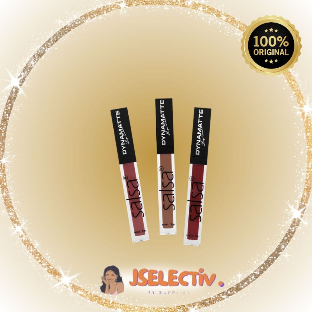 SALSA LIP CREAM - SHADE LENGKAP // JSELECTIV X JHON KOSMETIK // LIPSTIK SALSA - ORI️ BPOM COD