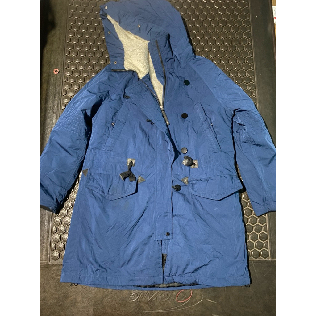 JAKET BULANG SERPA BASIC HOUSE BIRU MEWAH BRANDED