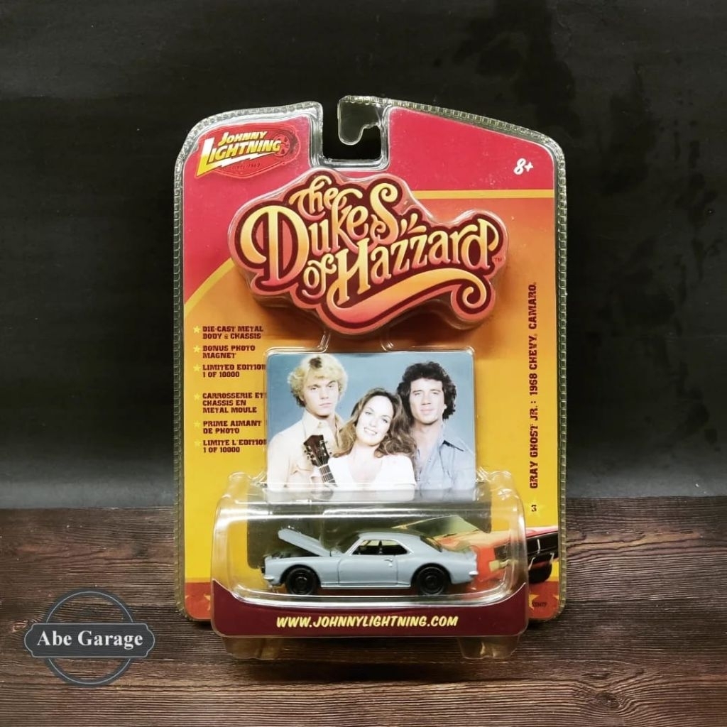 Johnny Lightning The Dukes Of Hazzard Movie Gray Ghost JR 1968 Chevy Camaro