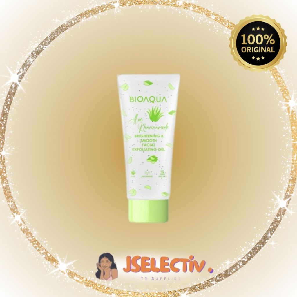 BIOAQUA FACIAL EXFOLIATING GEL - VARIAN LENGKAP // JSELECTIV X JHON KOSMETIK // Scrub Wajah BIOAQUA 