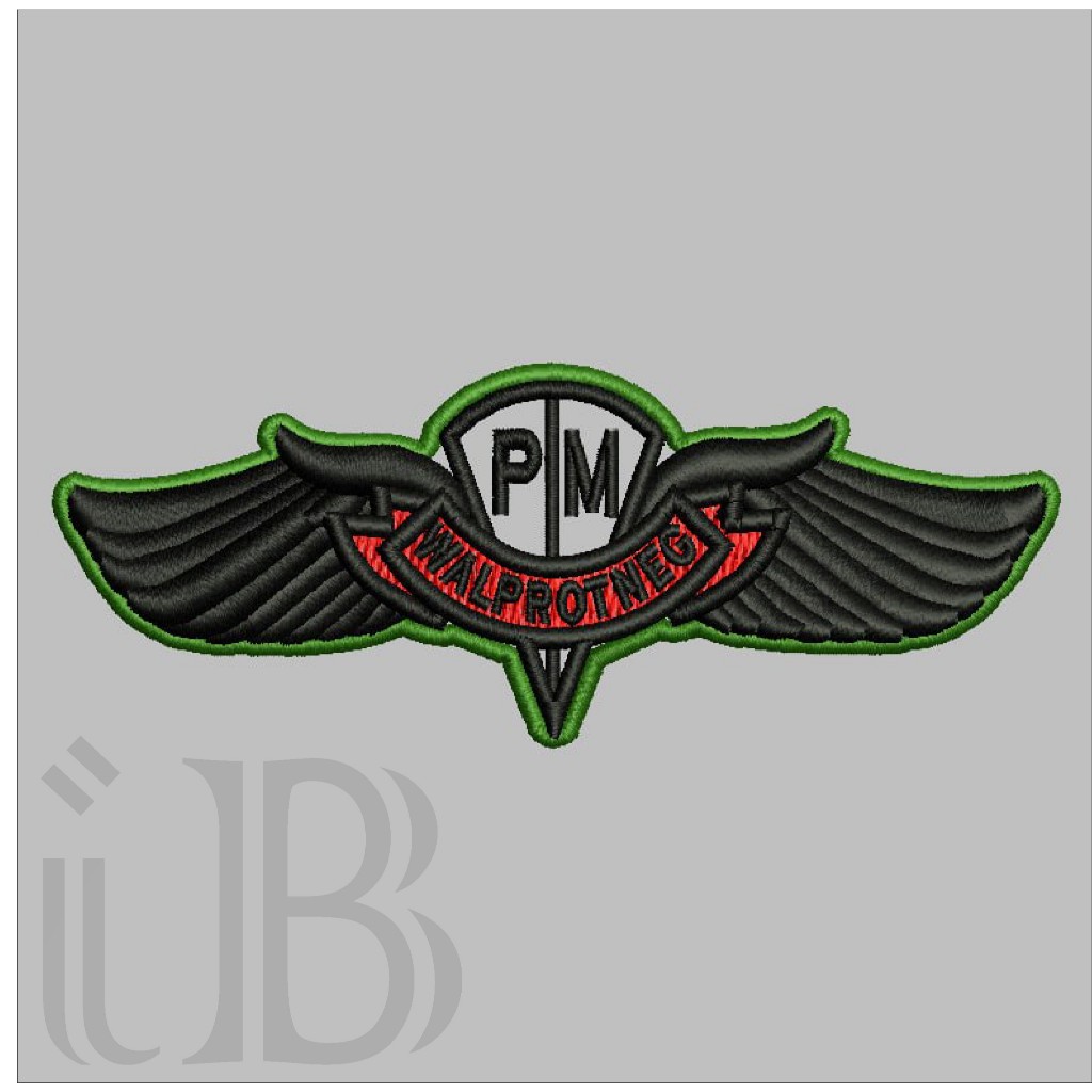 184 BREVET WING WALPROTNEG PDL TNI AD PERKERAS MIKA BORDIR EMBROIDERY GIB