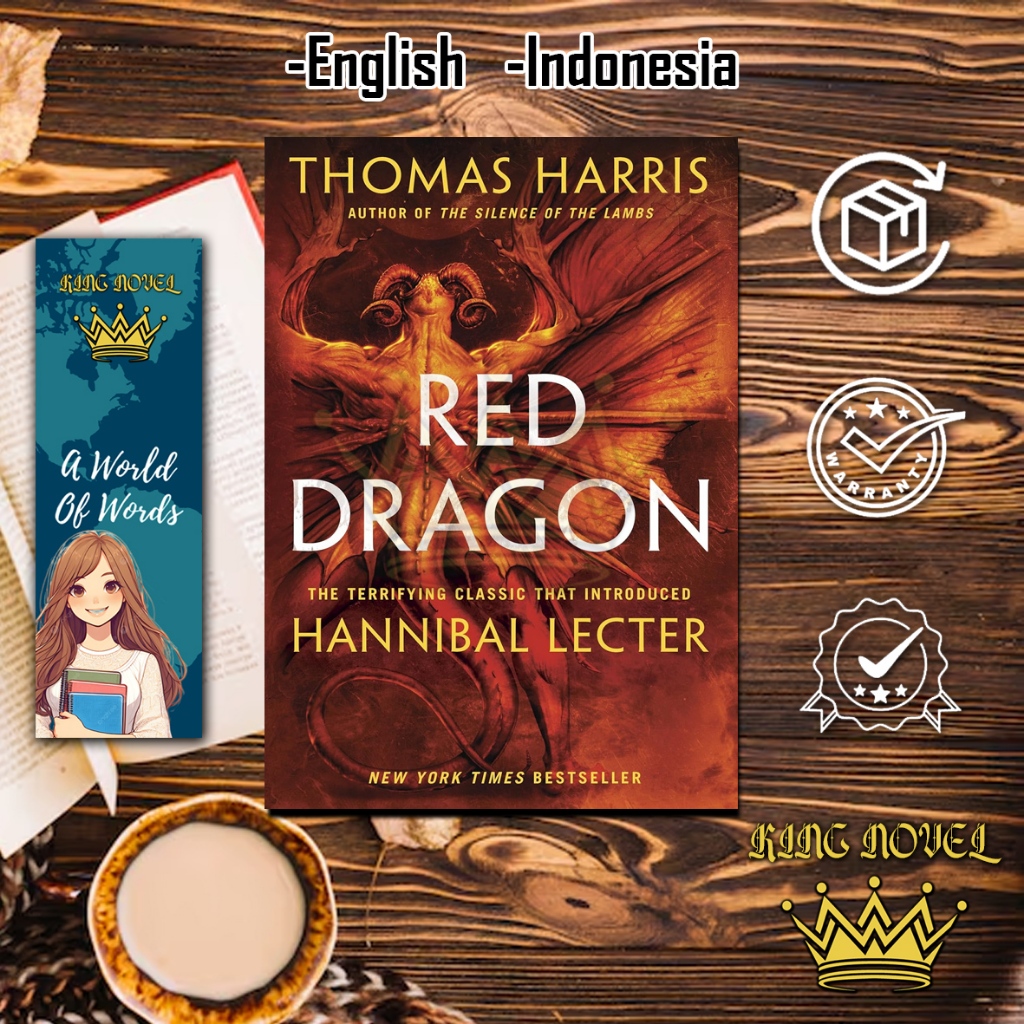Hannibal Lecter Series Book 1-4 by Thomas Harris - Indoensia/English