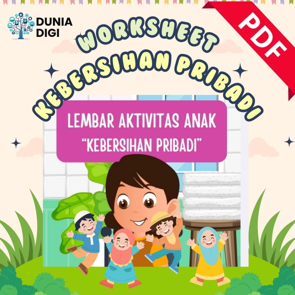 PDF - Worksheet Kebersihan Pribadi PAUD TK SD