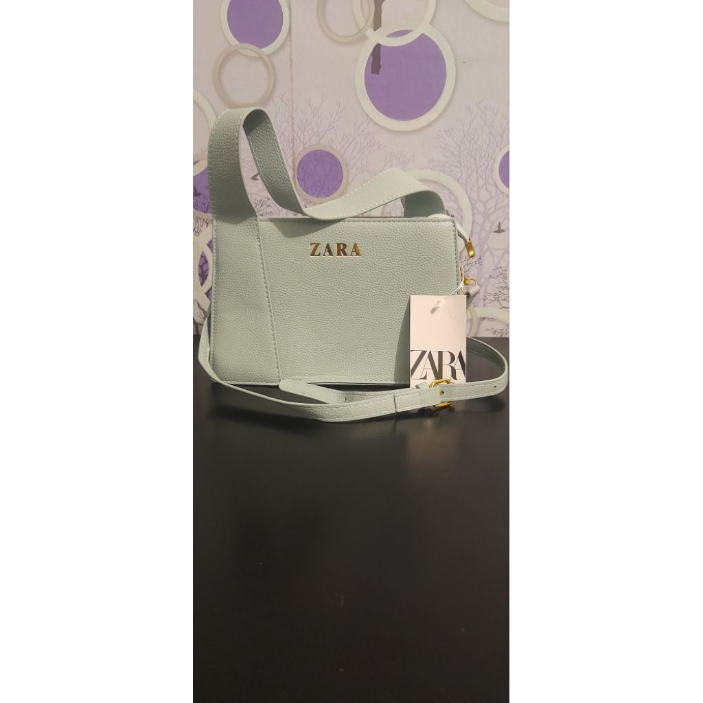 Tas Cewe/Slingbag ZARA/Warna Hijau Mint