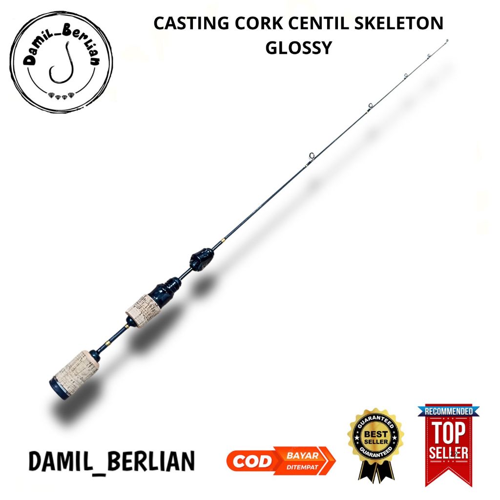 JORAN CASTING CORK CENTIL SEKELETON GLOSSY ORCA GROSIR DAMIL BERLIAN