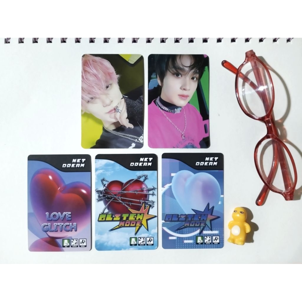 pc photocard kpop nct dream glimo glitch mode matching card lucky draw LD a ver. selca jeno haechan