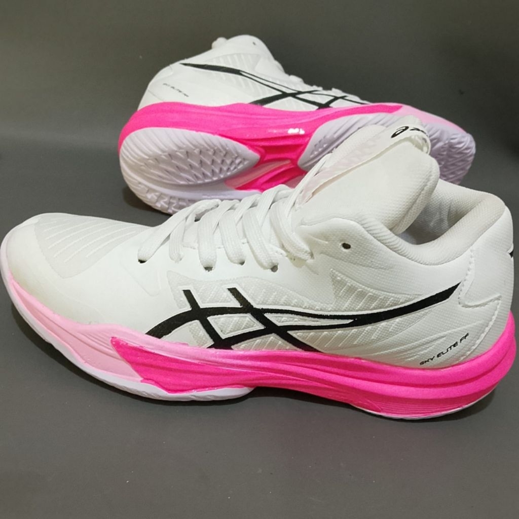 Sepatu Voli Cewe Putih Pic Gel ff Sepatu Olahraga Voly Wanita Decit Size 36-40