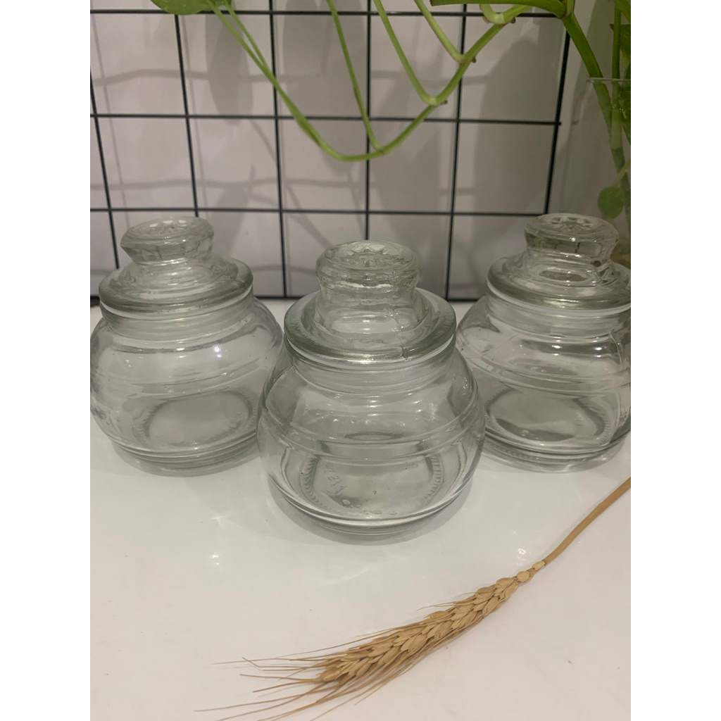 TOPLES KACA BUMBU BULAT ULIR/TOPLES BUMBU ESTETIK