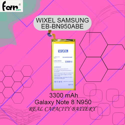 WIXEL BATRE Double Power Handphone Ori EB-BN950ABE For Samsung Galaxy Note 8 N950 N950F Real Capacit