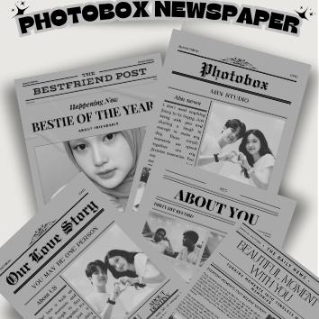 Cetak Foto Box | Photo Booth Koran | Trend KayuTangan Newspaper