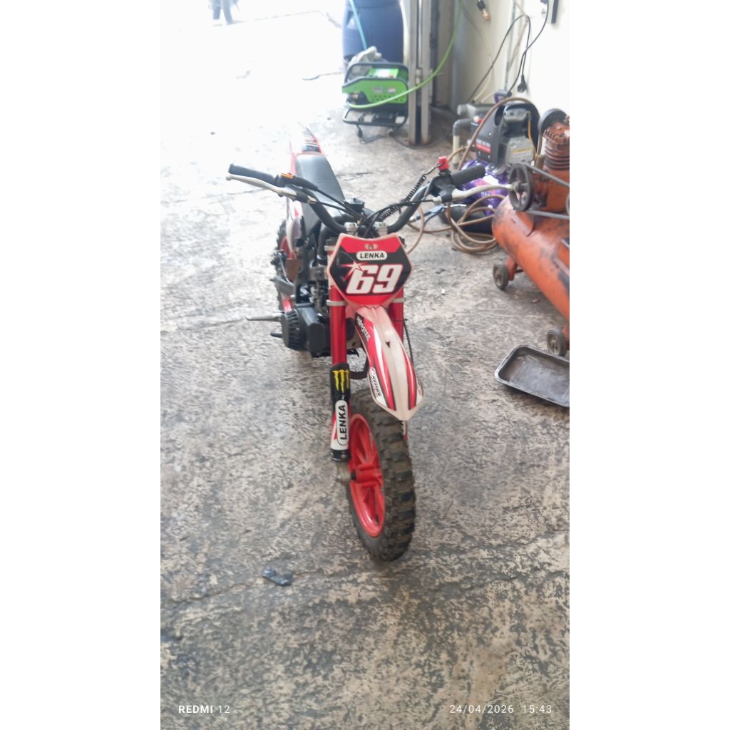 trail mini lenka 50cc bekas siap pakai