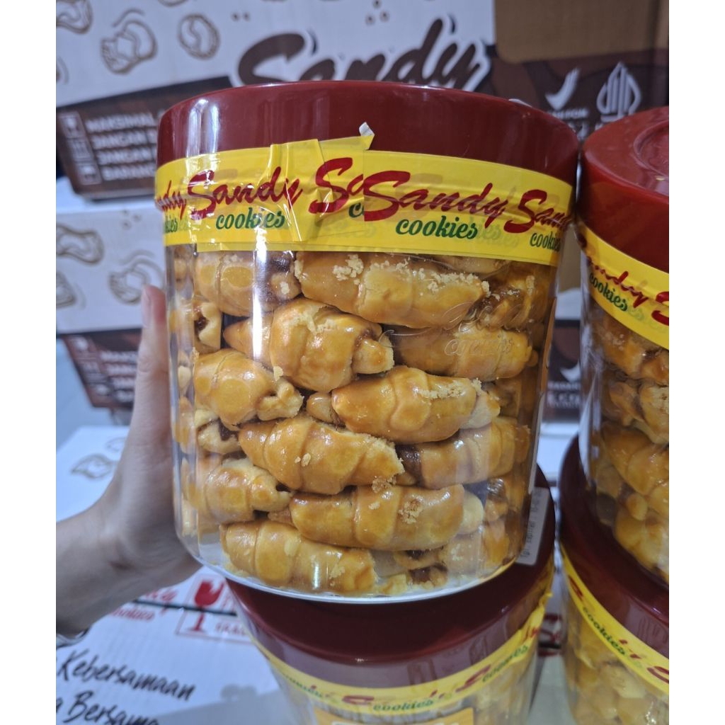 Nastar croisant premium toples mini / sandy cookies