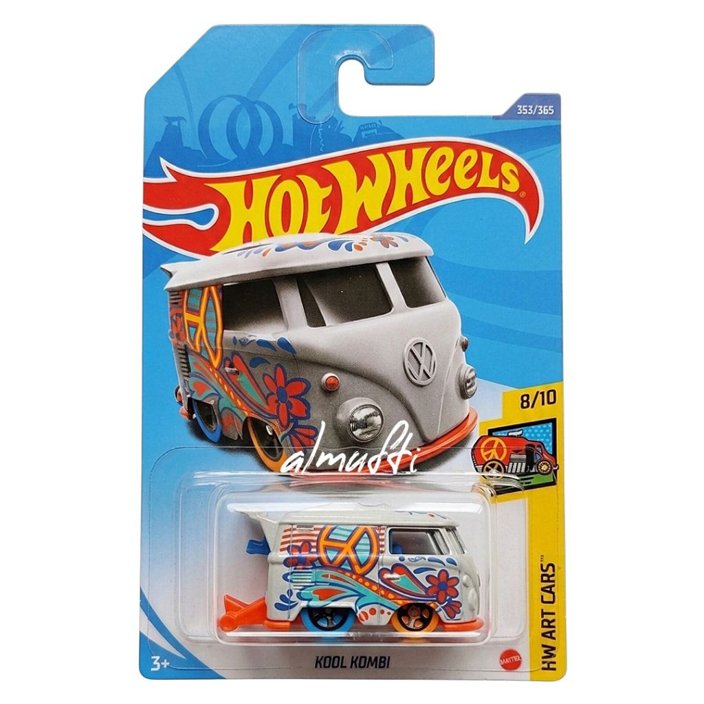 Hot Wheels Kool Kombi Grey Art Cars