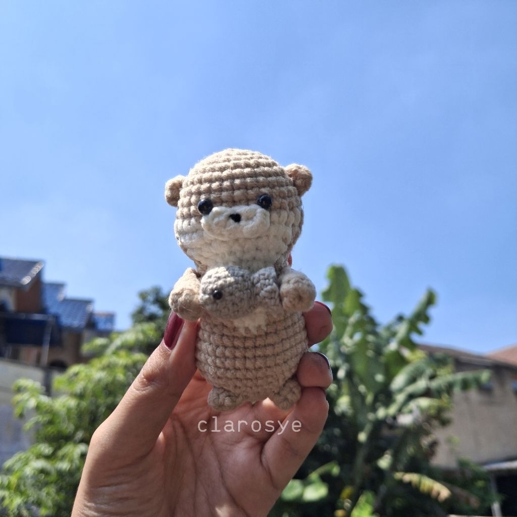 Keychain Otter Ikan Keyring Gantungan Kunci Otter