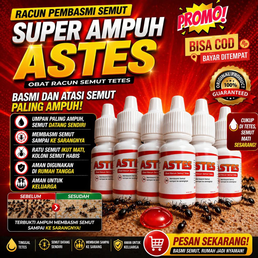 ASTES RACUN SEMUT, OBAT PEMBASMI SEMUT MERAH RANGRANG AMPUH PENGUSIR KOLONI SEMUT TUNTAS SAMPAI SARA