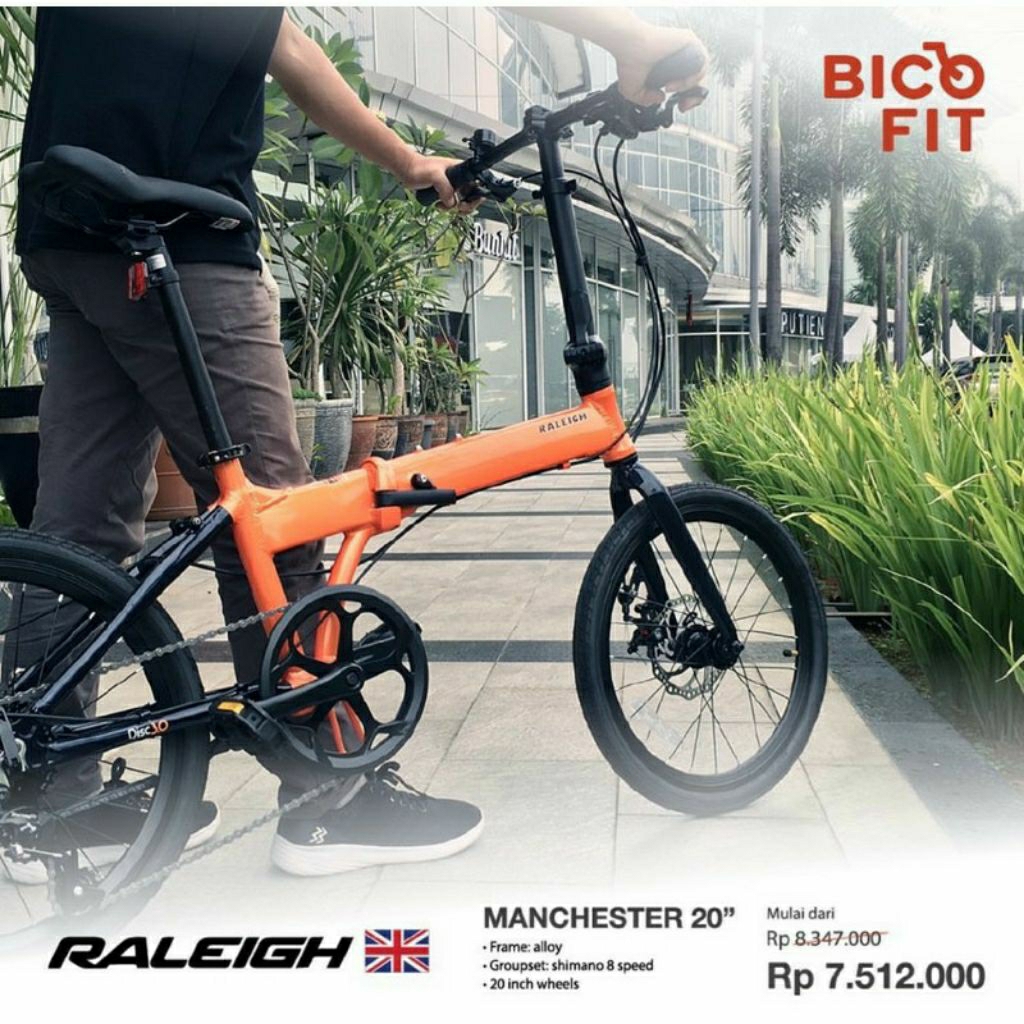 Sepeda Lipat Raleigh Super Lite