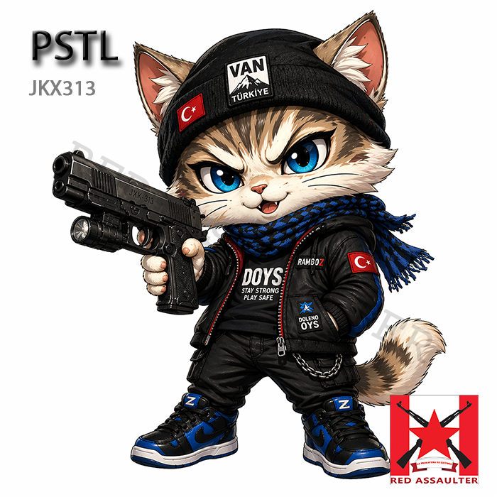 Permainan Pajangan Outdoor Kucing Turki Van Kedisi JKX313