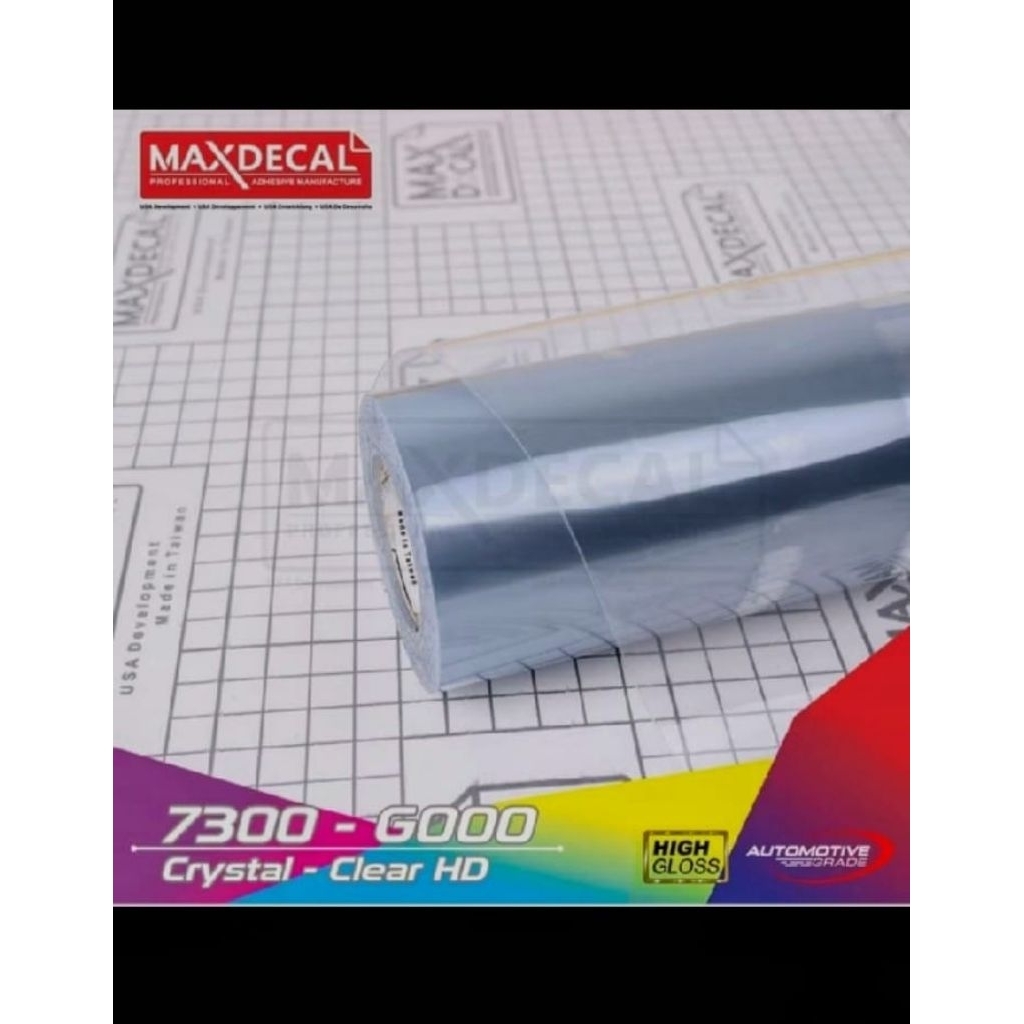 Scotlite stiker transparan Hybrid Bening glossy Maxdecal