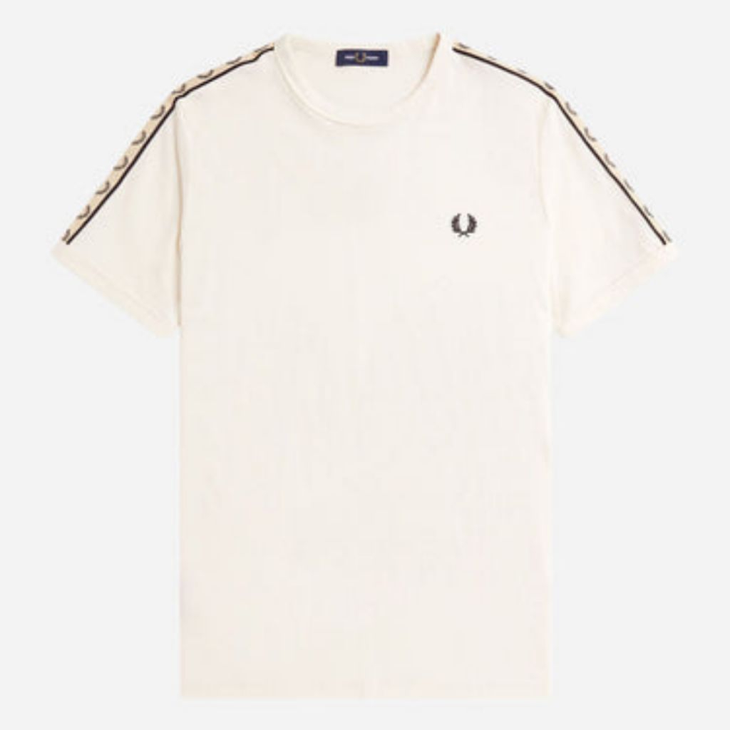 FRED PERRY Contrast Taped Ringer T-Shirt Original 100%