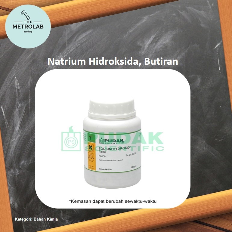 Natrium Hidroksida, Butiran | 500 g