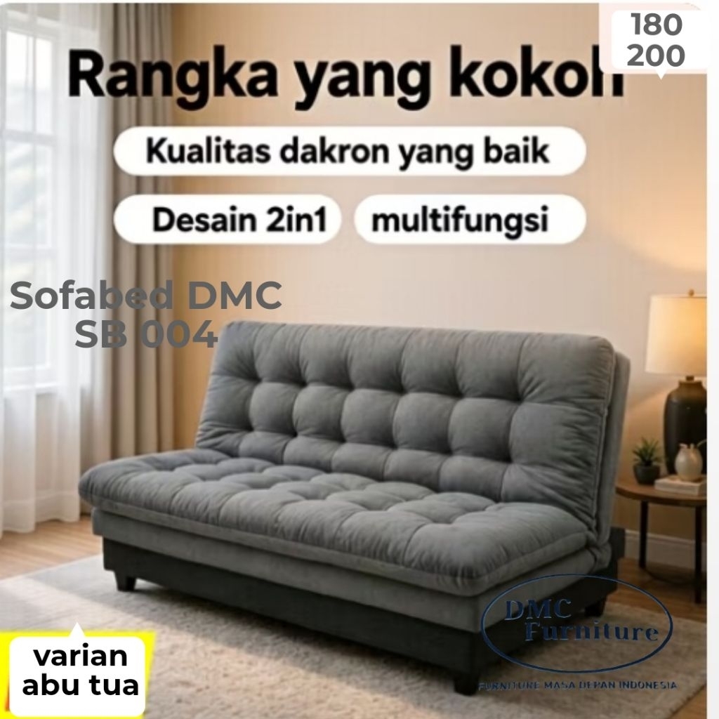 Sofabed Sofa Kasur sofa santai sofa serbaguna sofa ruang tamu sofa lipat sofabed DMC BANDUNG sofa mu