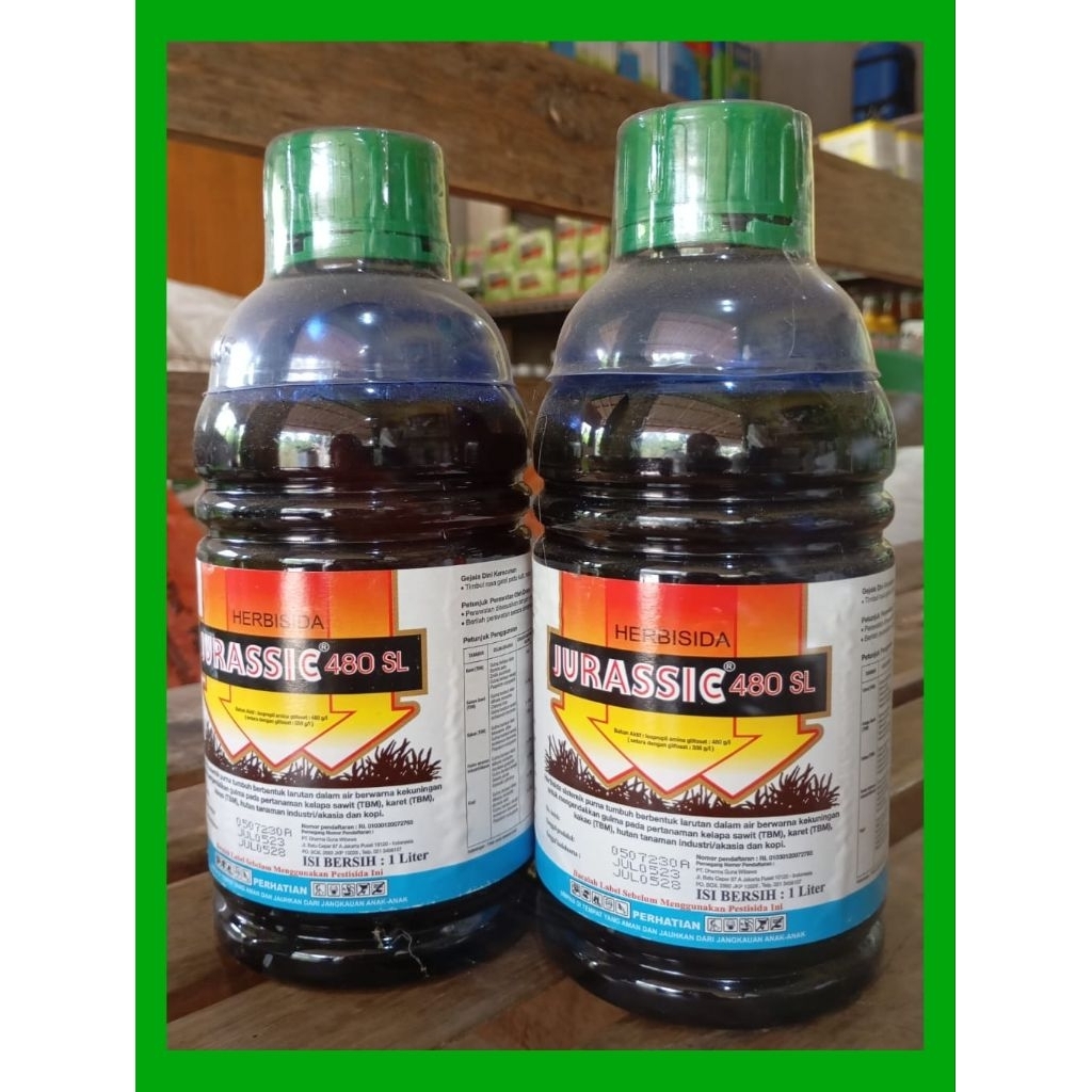 JURASSIC 480 SL HERBISIDA 100% ORIGINAL Membasi GULMA atau RUMPUT sampai AKAR-AKARNYA!!!