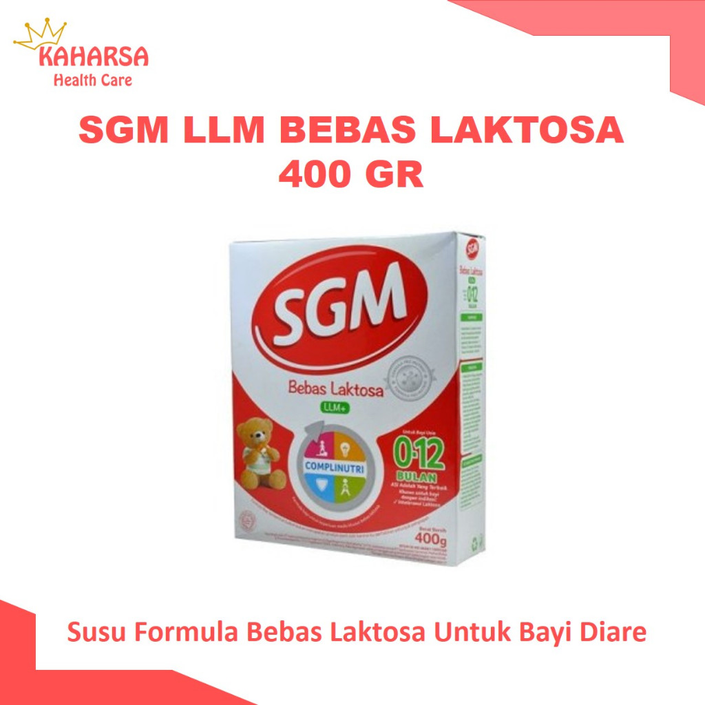 SGM LLM BEBAS LAKTOSA 400 GR 0-12 BULAN Susu Formula Bebas Laktosa Untuk Bayi Diare