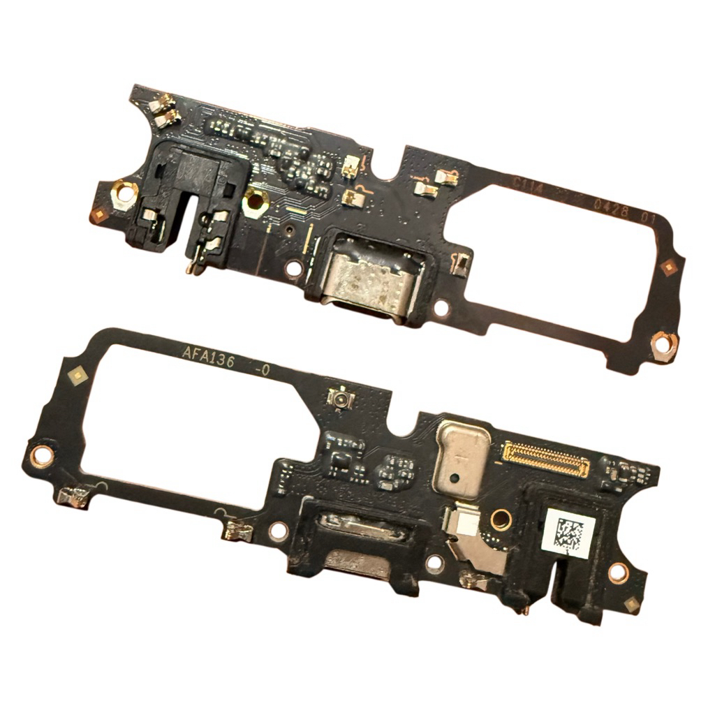papan cas ui board pcb konektor charger+mic+hf oppo A52 2020/A92 2020 original copotan