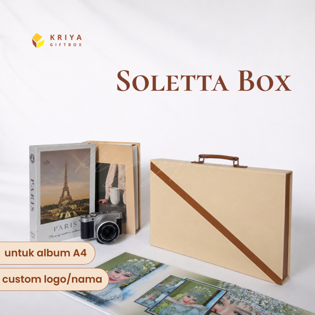 Box Album Foto Wedding | Tas Album Foto Custom | Box Tempat Penyimpanan Album Magazine
