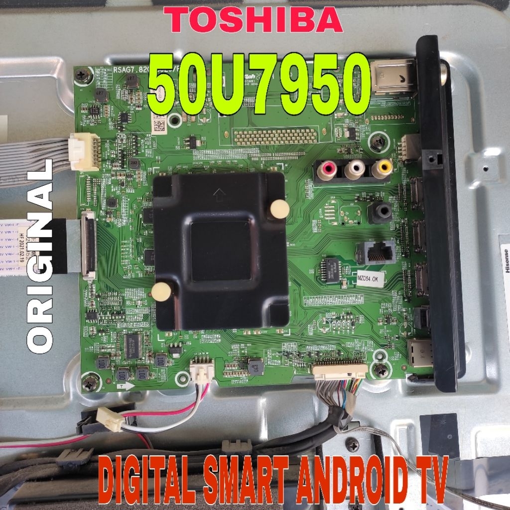 MB MAINBOARD /MESIN TV TOSHIBA 50U7950 DTV SMART ANDROID TV ORIGINAL