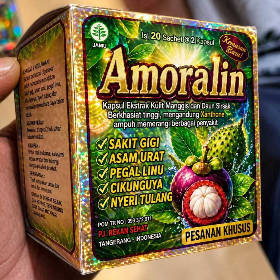 AMORALIN EKSTRAK SARI MANGGIS UNTUK ASMURAT IINU DAN NYERI PADA PERSENDIAN ORIGINAL