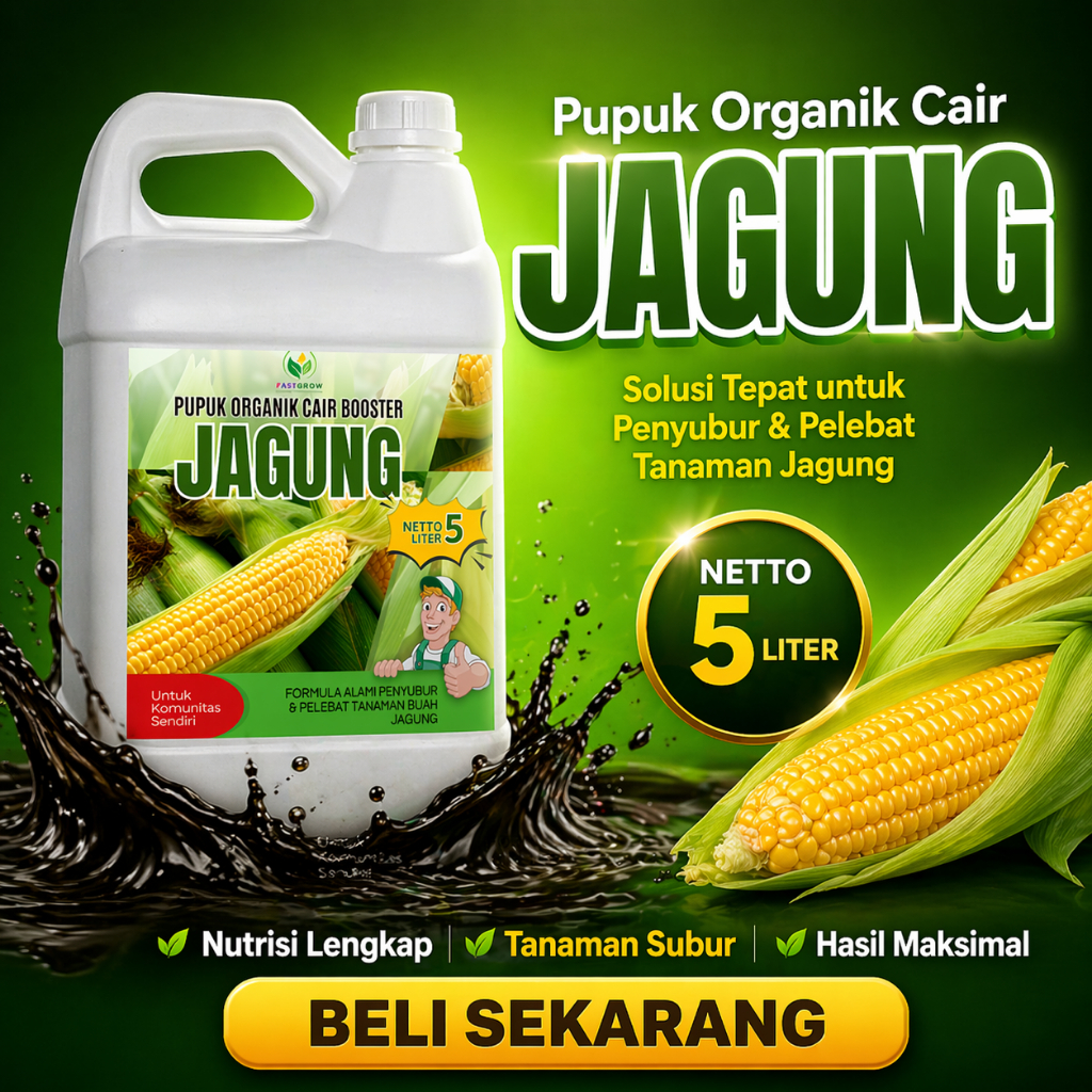 Pupuk Jagung Masa Pertumbuhan / Pupuk Jagung Pembesar Buah / Pupuk Pembesar Jagung / Pupuk Booster J