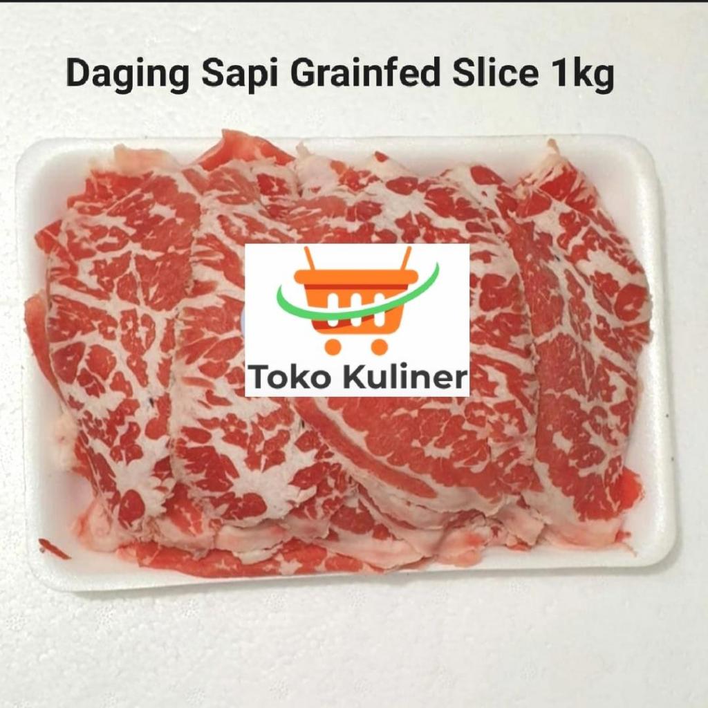 Daging Sapi Grainfed Slice 1kg