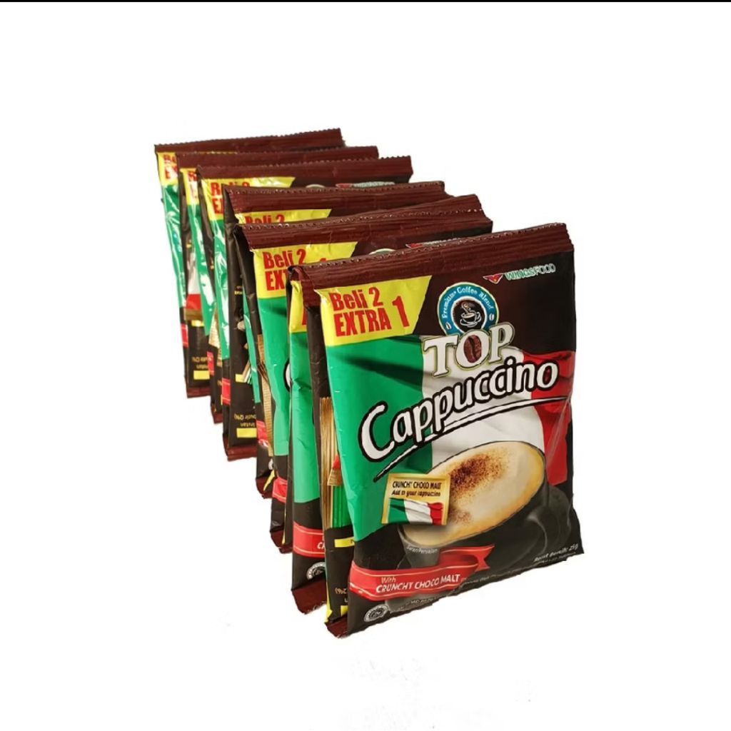 top coffee cappucino 1 dus isi 12 renceng