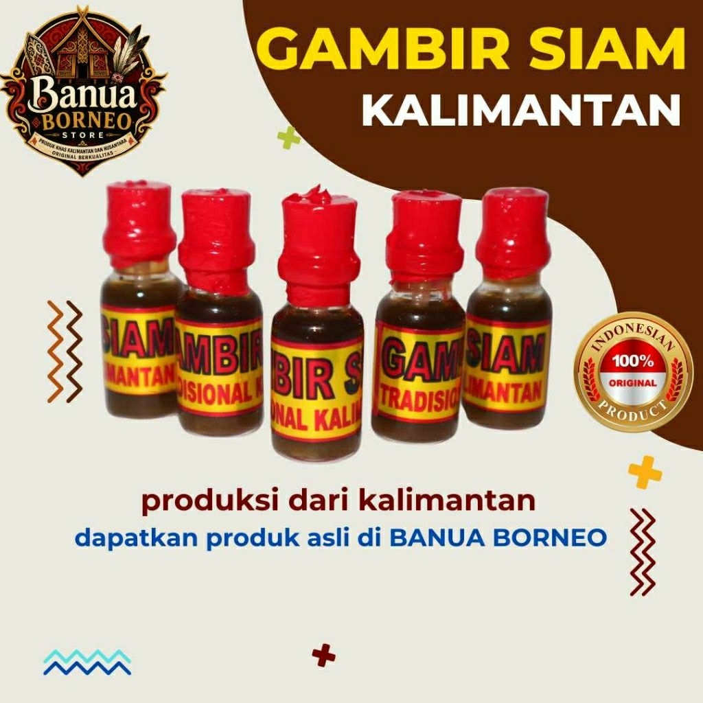 Gambir Serawak Siam Kalimantan Borneo Asli Original Herbal tradisional