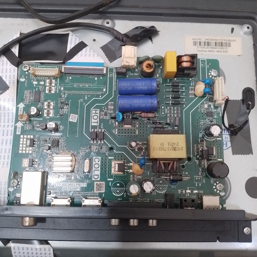 MB MAINBOARD TCL 24D3000A DIGITAL TV