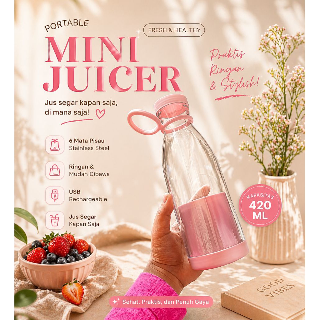 Mini juicer portable - Blender mini portable