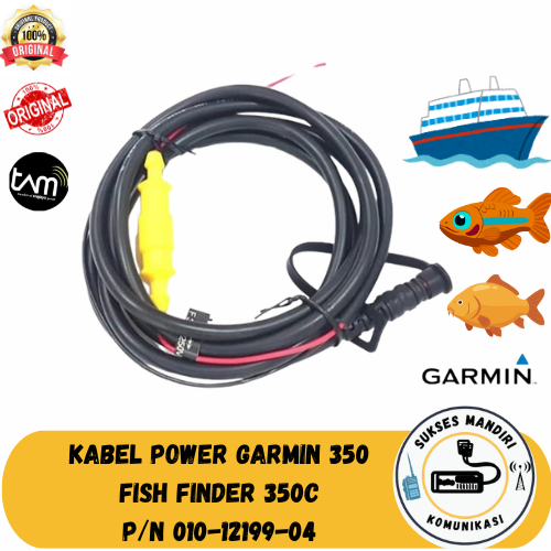 kabel power garmin 350 fish finder 350c P/N 010-12199-04