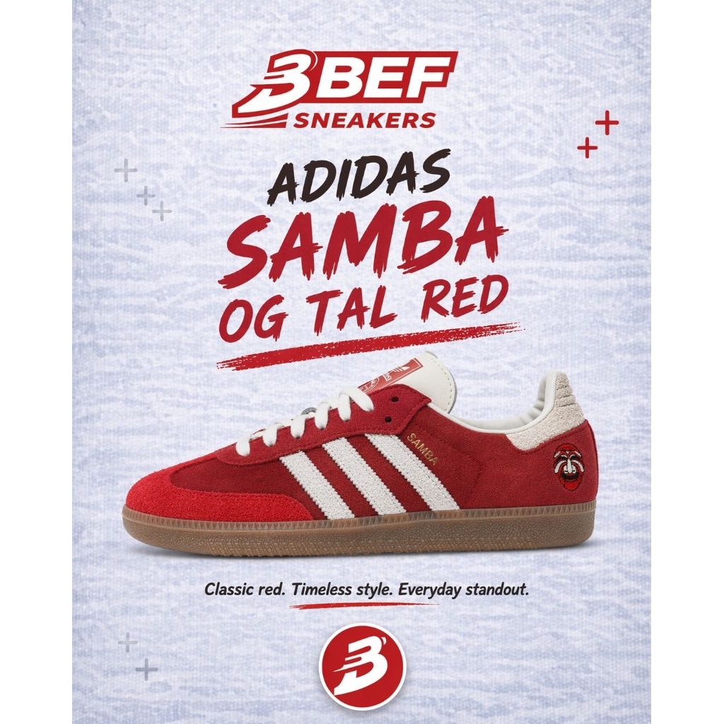ADIDAS SAMBA OG TAL RED