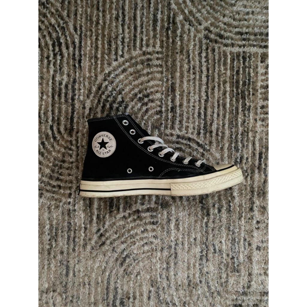 Sepatu Converse Chuck Taylor 70s - High Black - Second - Preloved