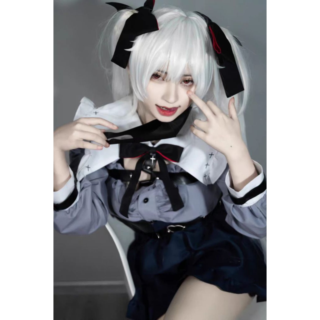 Fullset Costume Wig Sanya Kuzuha Vampire Nijisanji Cosplay