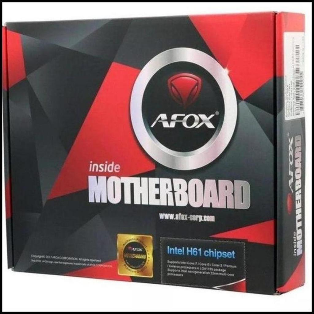 Motherboard Afox H61 LGA 1155 Slot NVME