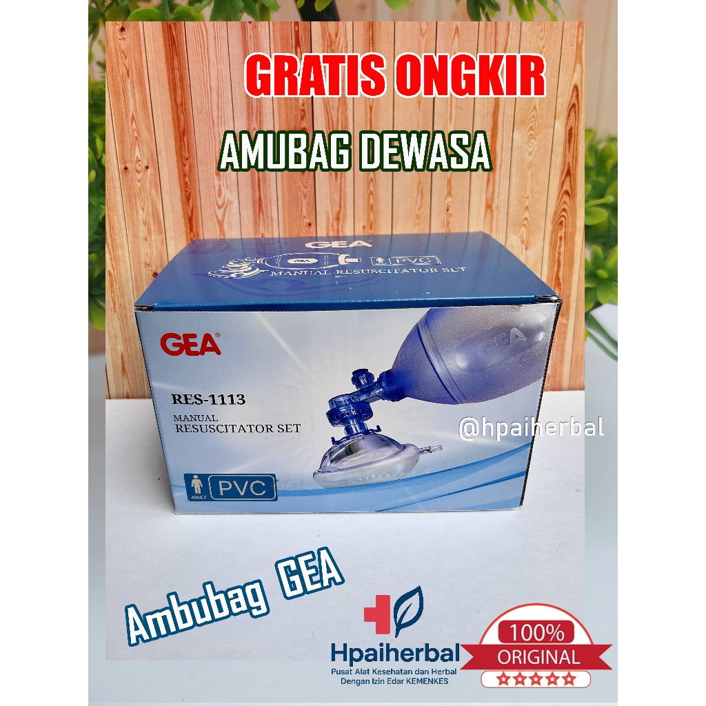 Amubag MPM/Ambubag MPN Anak Dewasa Bayi/Manual Resuscitator MPM