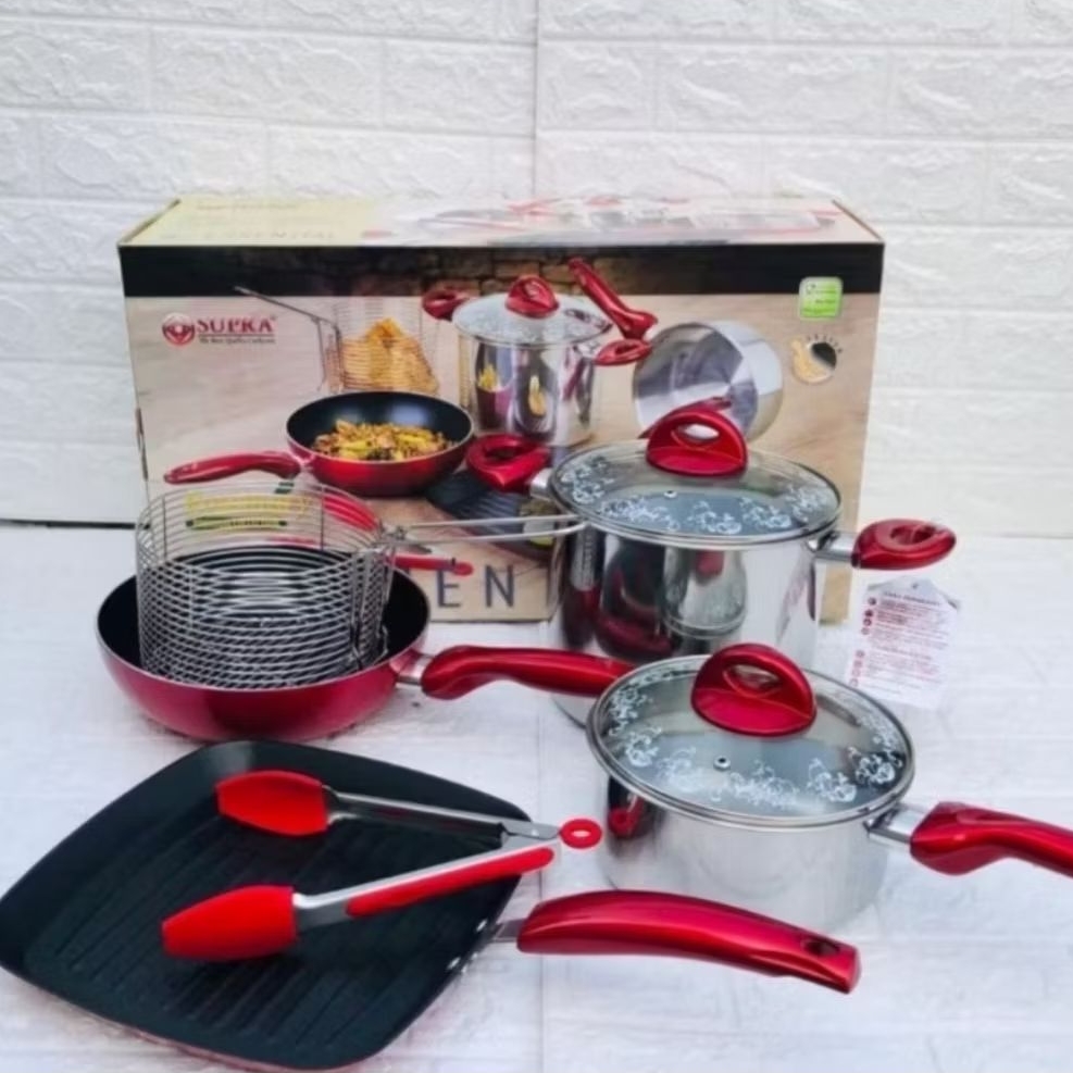 Panci set supra 8 pcs / NEW ESSENTIAL 8 Piece