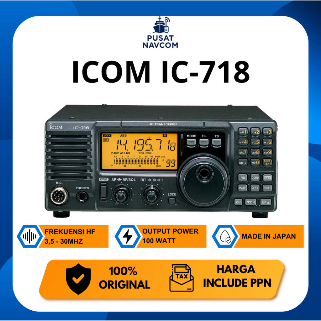 ICOM IC-718 IC-718 Radio SSB HF Allband Transceiver