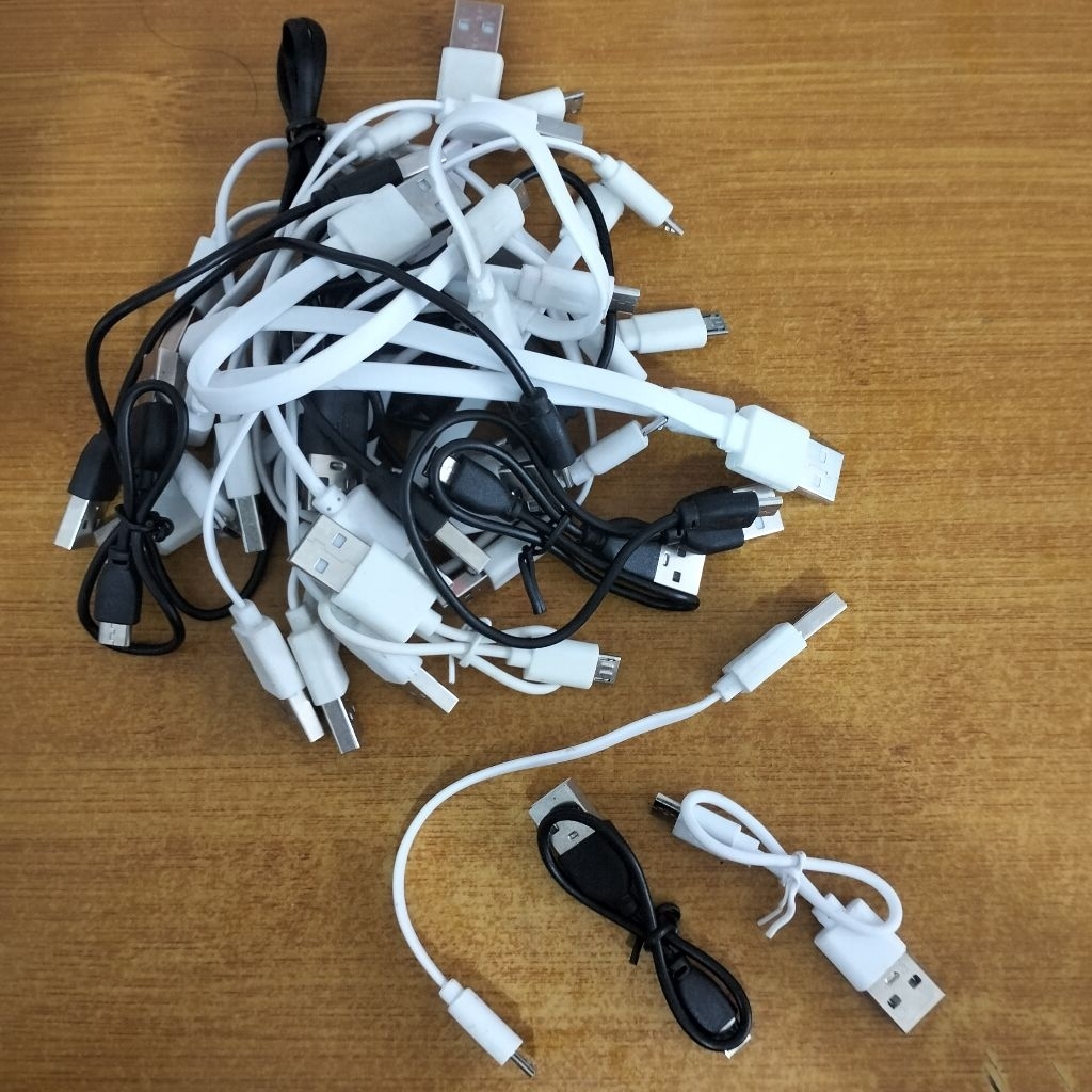 kabel data pendek micro type c type b
