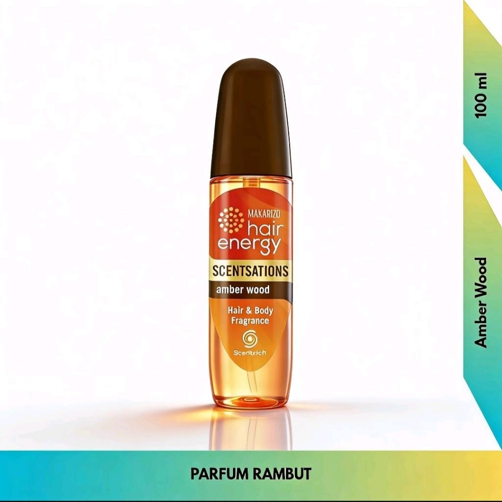 Makarizo Amber Wood Parfum Hair Energy Parfum Rambut Scentsations 100 ml