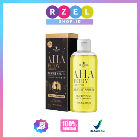 Precious Skin Thailand AHA Brightening & Whitening Booster Body Serum Jumbo 100ml (rzeelshopid)