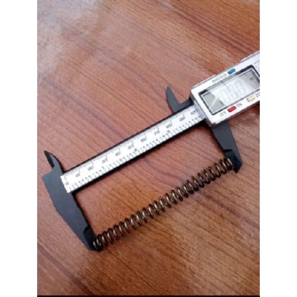 PER SPRING TEKAN 1,5 MM (BAHAN / MATERIAL BAJA) OD 10 MM PANJANG 10 CM TERMURAH